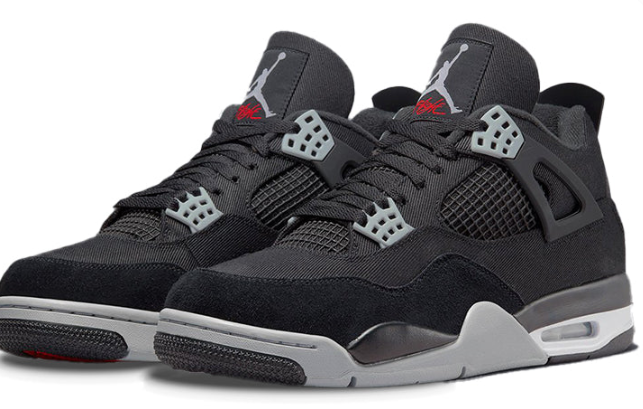 Air Jordan 4 Retro SE 'Black Canvas'