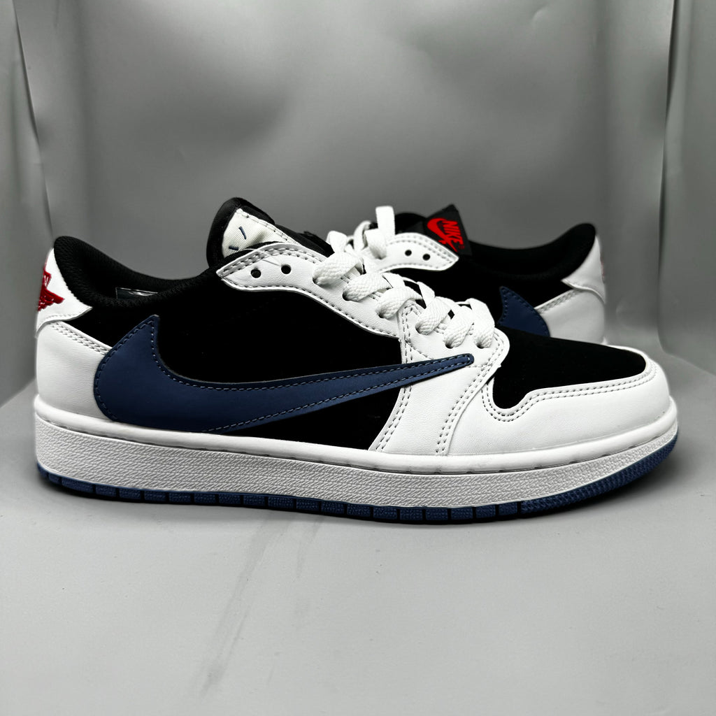 Air Jordan 1 Low 'Black Navy' Custom (2024)
