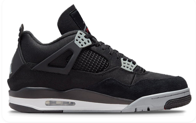 Air Jordan 4 Retro SE 'Black Canvas'