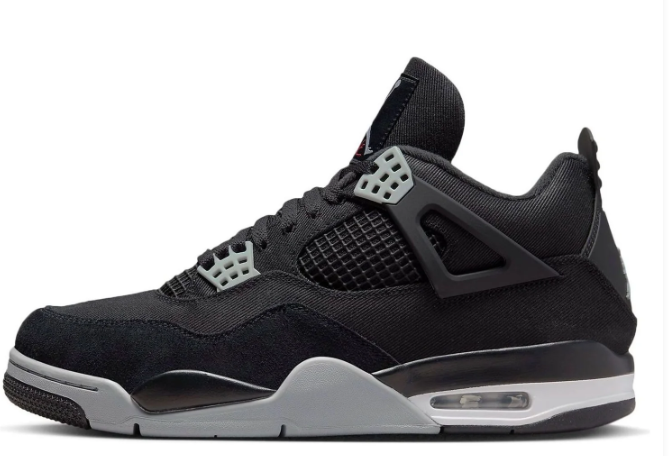 Air Jordan 4 Retro SE 'Black Canvas'