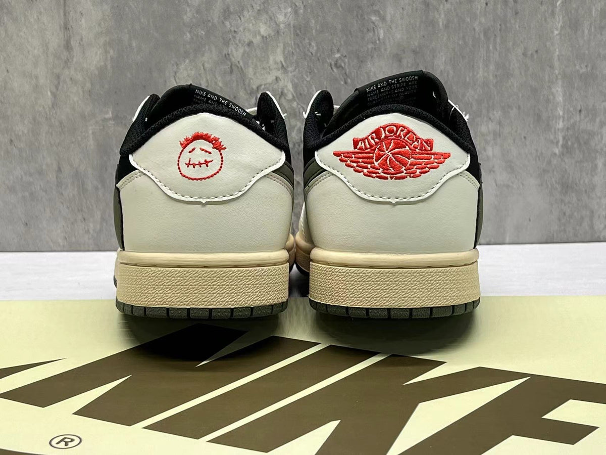 Air Jordan 1 Low TS 5.0 'Medium Olive Reverse Hook'