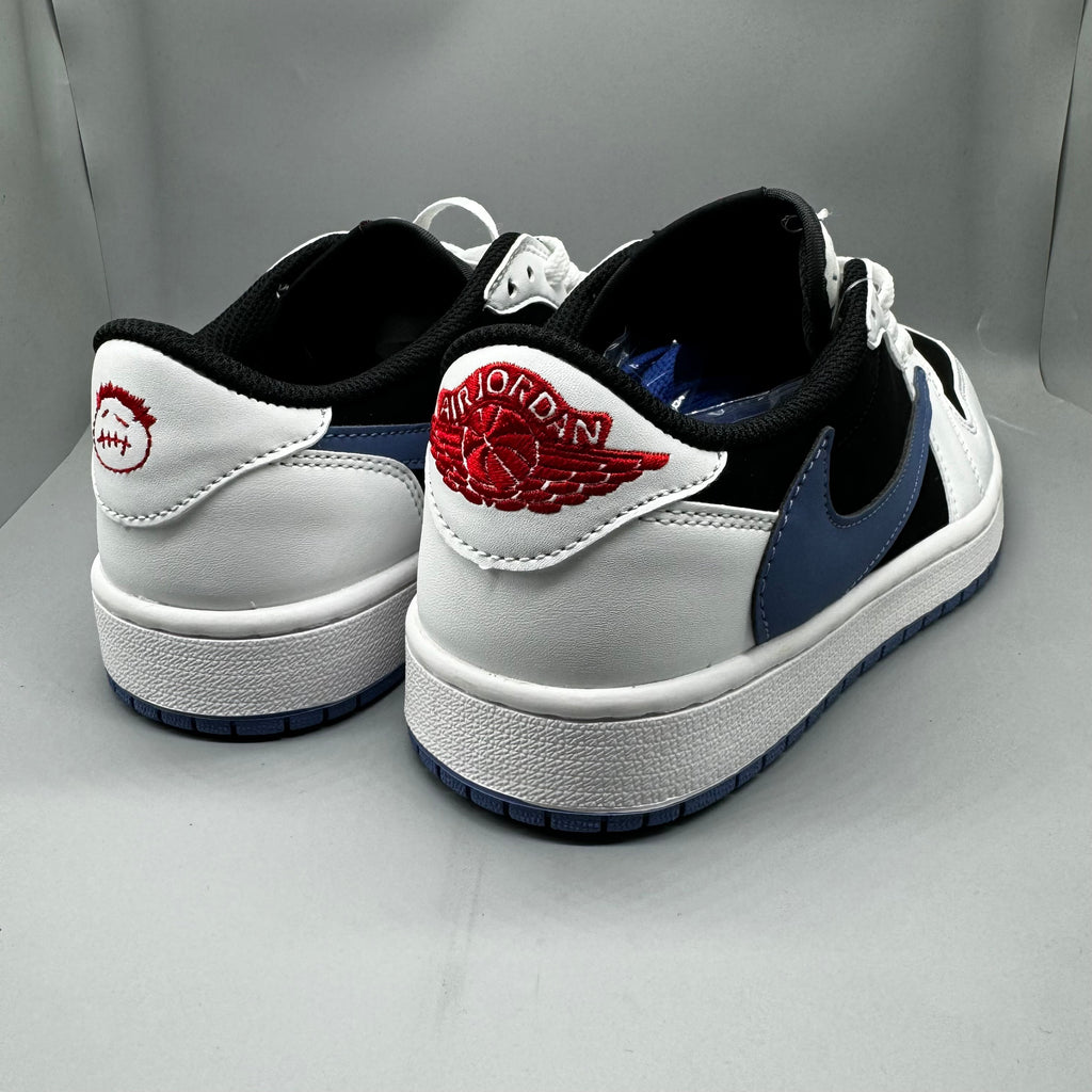 Air Jordan 1 Low 'Black Navy' Custom (2024)