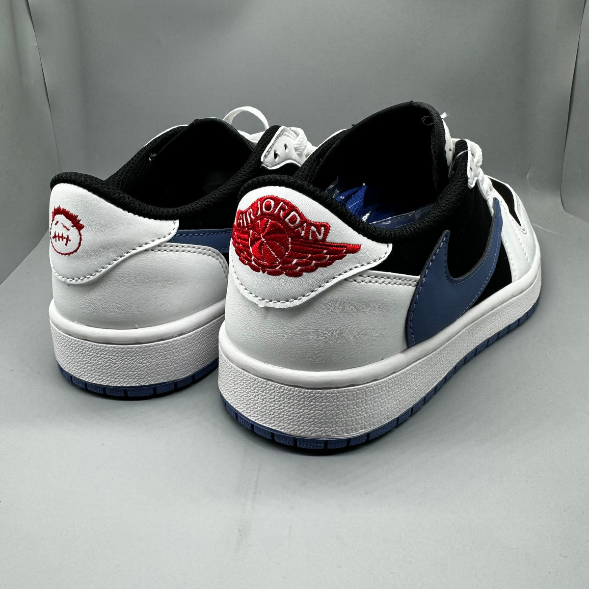 Air Jordan 1 Low 'Black Navy' Custom (2024)