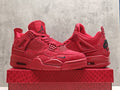Air Jordan 4 Retro 'Red Snakeskin' Custom