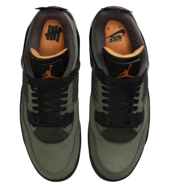 Air Jordan 4 x Undefeated 'Deep Green' 2025