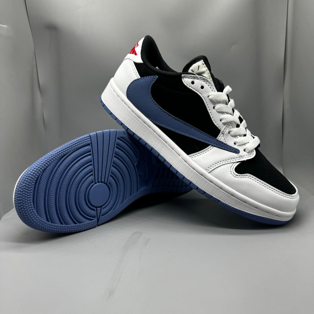 Air Jordan 1 Low 'Black Navy' Custom (2024)