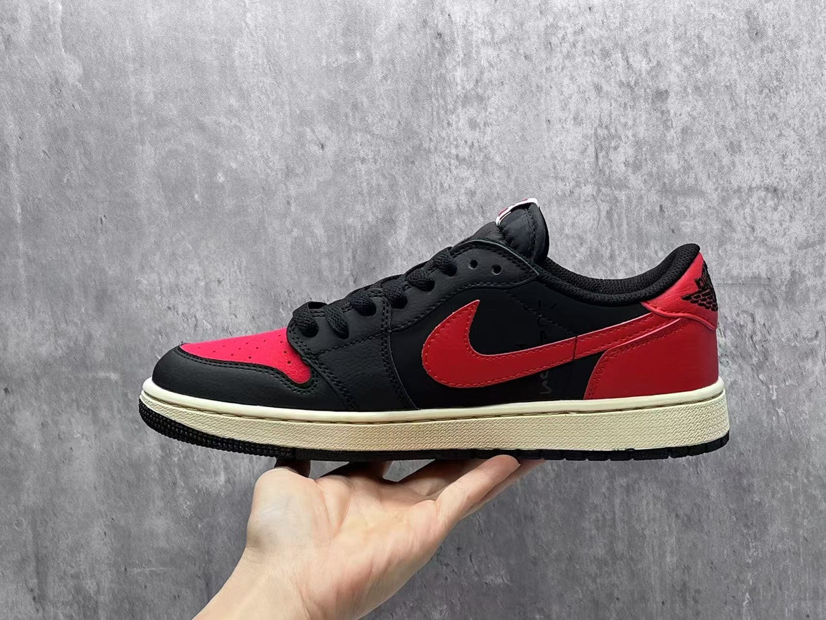 Air Jordan 1 Retro Low OG 'Black Varsity Red Summit White'