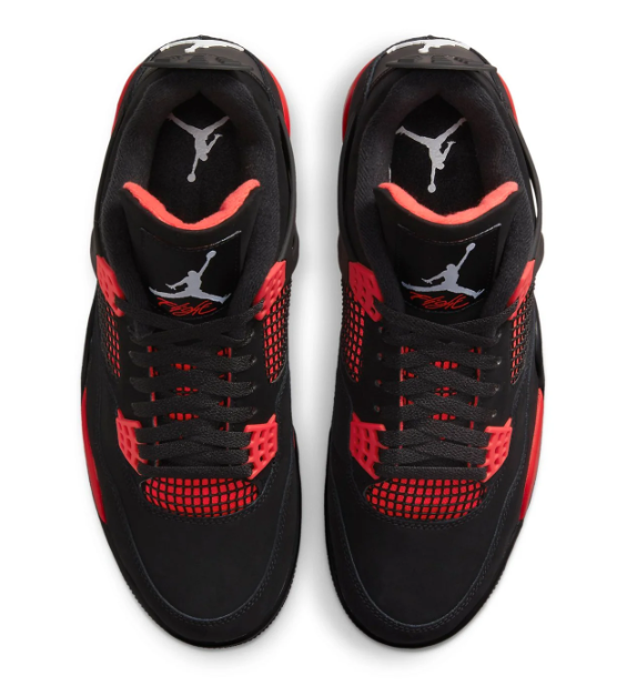 Air Jordan 4 Black/White-Red