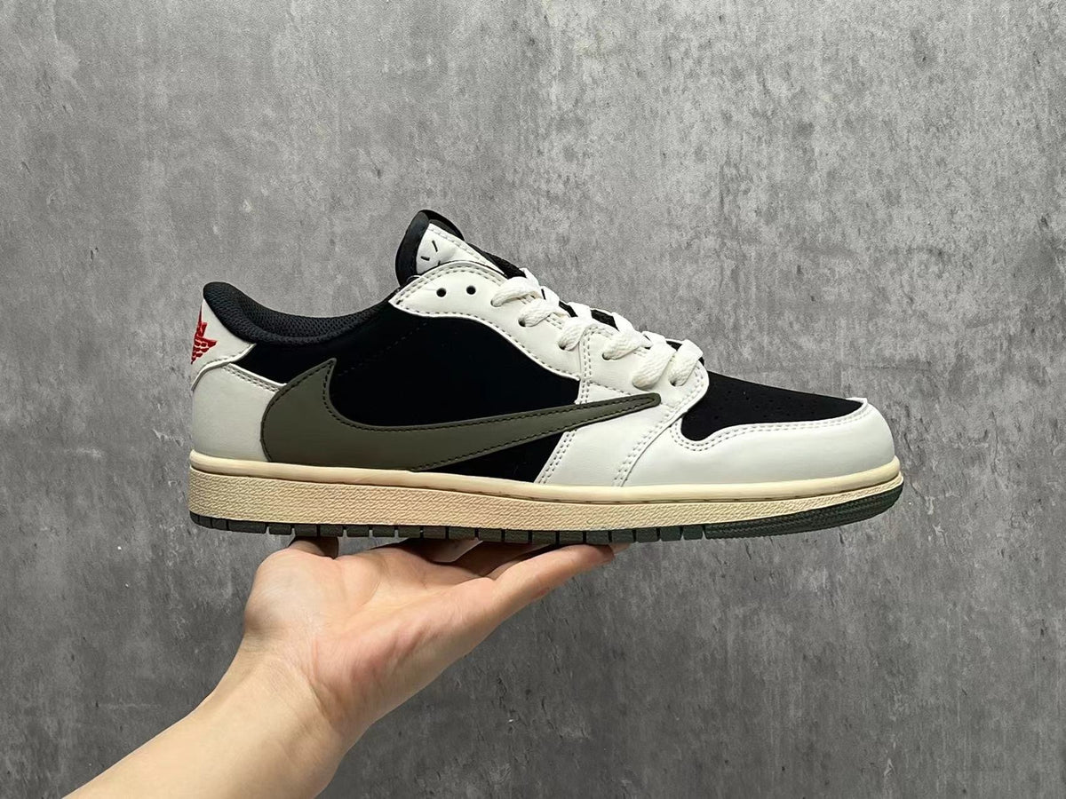 Air Jordan 1 Low TS 5.0 'Medium Olive Reverse Hook'