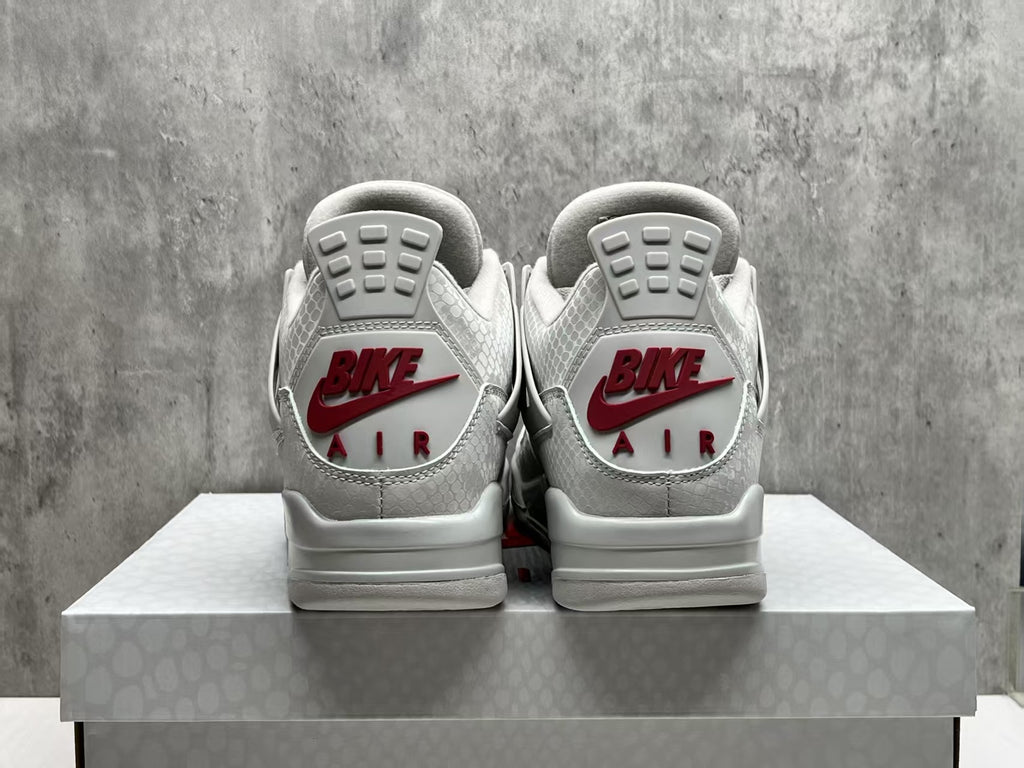 Nigel Sylvester x Air Jordan 4 'Brick After Brick' Grey/Red Custom